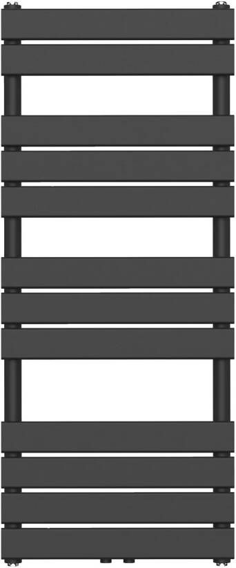 Belrad handdoek radiator middenaansluiting 593 watt 120x50 cm staal wit
