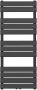 Belrad handdoek radiator middenaansluiting 593 watt 120x50 cm staal wit - Thumbnail 1