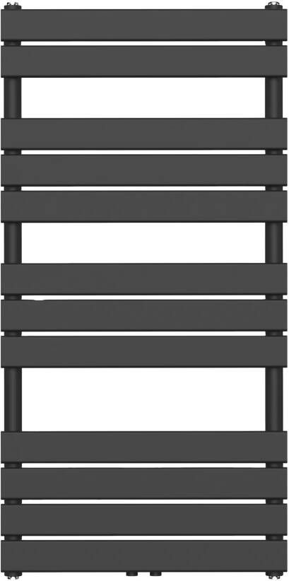 Belrad handdoek radiator middenaansluiting 681 watt 120x60 cm staal wit