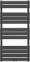 Belrad handdoek radiator middenaansluiting 681 watt 120x60 cm staal wit - Thumbnail 1