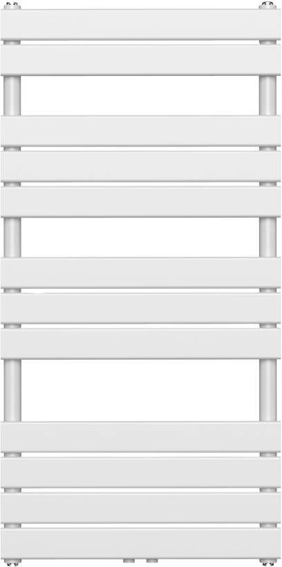 Belrad handdoek radiator middenaansluiting 681 watt 120x60 cm staal wit