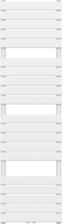 Belrad handdoek radiator middenaansluiting 890 watt 180x50 cm staal wit