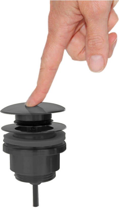 Best Design Moya clic-waste zonder overloop 5 4 Gunmetal 4008640