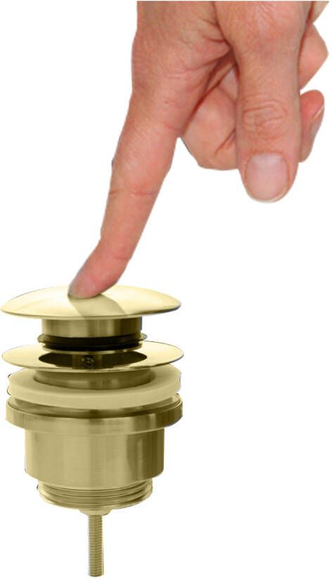 Best Design Best-Design Nancy clic-waste zonder overloop 5 4 mat-goud 4008320 - Foto 2