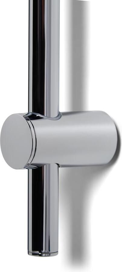 Blue Label Brondby Glijstang | Opbouw | Messing | 90 cm | Rond | chroom glans - Foto 3