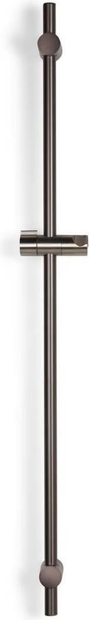 Blue Label Brondby Glijstang | Opbouw | Messing | 90 cm | Rond | Gunmetal PVD - Foto 3