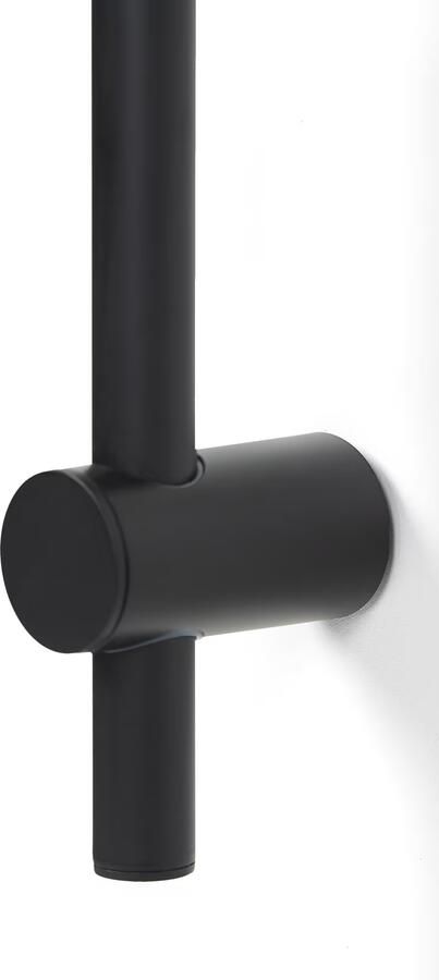 Blue Label Brondby Glijstang | Opbouw | Messing | 90 cm | Rond | Mat zwart - Foto 2