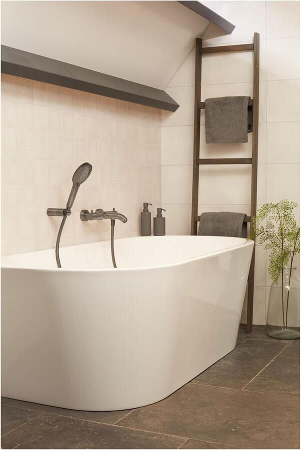Blue Label Doucheslang Brondby | 150 cm | Kunststof | Glad | Geborsteld nikkel PVD