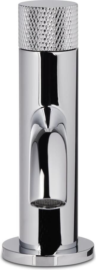 Blue Label Fonteinkraan Brondby Facet | Opbouw | Koudwater kraan | Laag model | 1-knop | Rond | Chroom - Foto 2