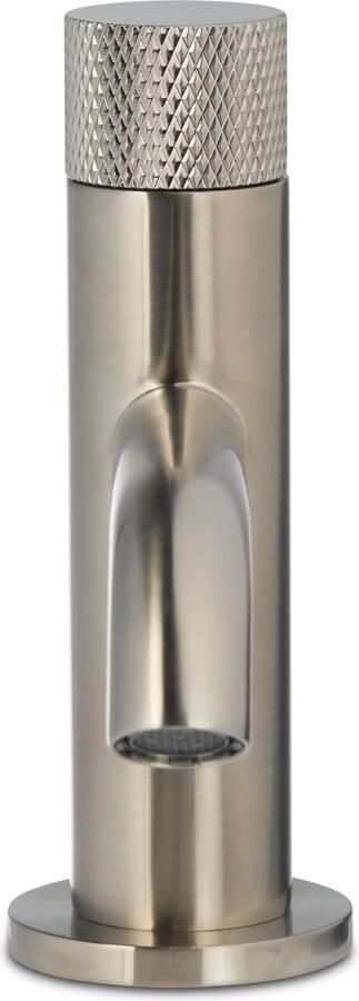 Blue Label Fonteinkraan Brondby Facet | Opbouw | Koudwater kraan | Laag model | 1-knop | Rond | Geborsteld nikkel PVD - Foto 3