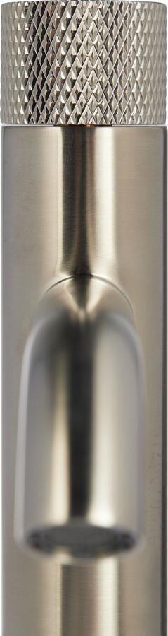 Blue Label Fonteinkraan Brondby Facet | Opbouw | Koudwater kraan | Laag model | 1-knop | Rond | Geborsteld nikkel PVD - Foto 2