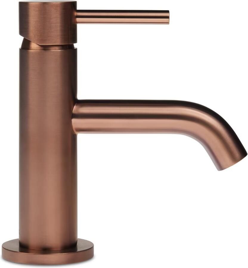 Blue Label Fonteinkraan Brondby | Opbouw | Koudwater kraan | Laag model | Eengreeps | Geborsteld brons
