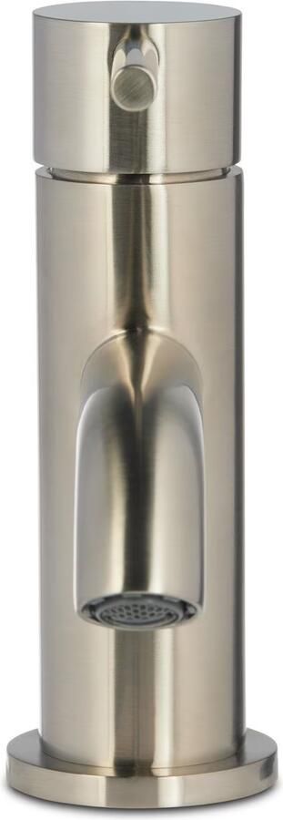 Blue Label Fonteinkraan Brondby Xl | Opbouw | Koudwater kraan | Laag model | 1-hendel | Rond | Geborsteld nikkel PVD - Foto 3