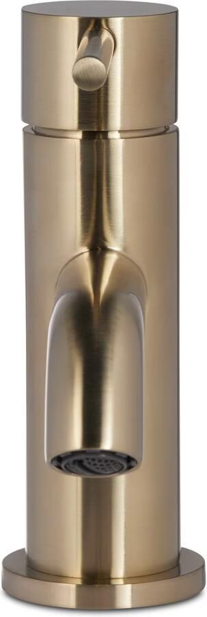 Blue Label Fonteinkraan Brondby Xl | Opbouw | Koudwater kraan | Laag model | 1-hendel | Rond | Geborsteld goud PVD - Foto 3