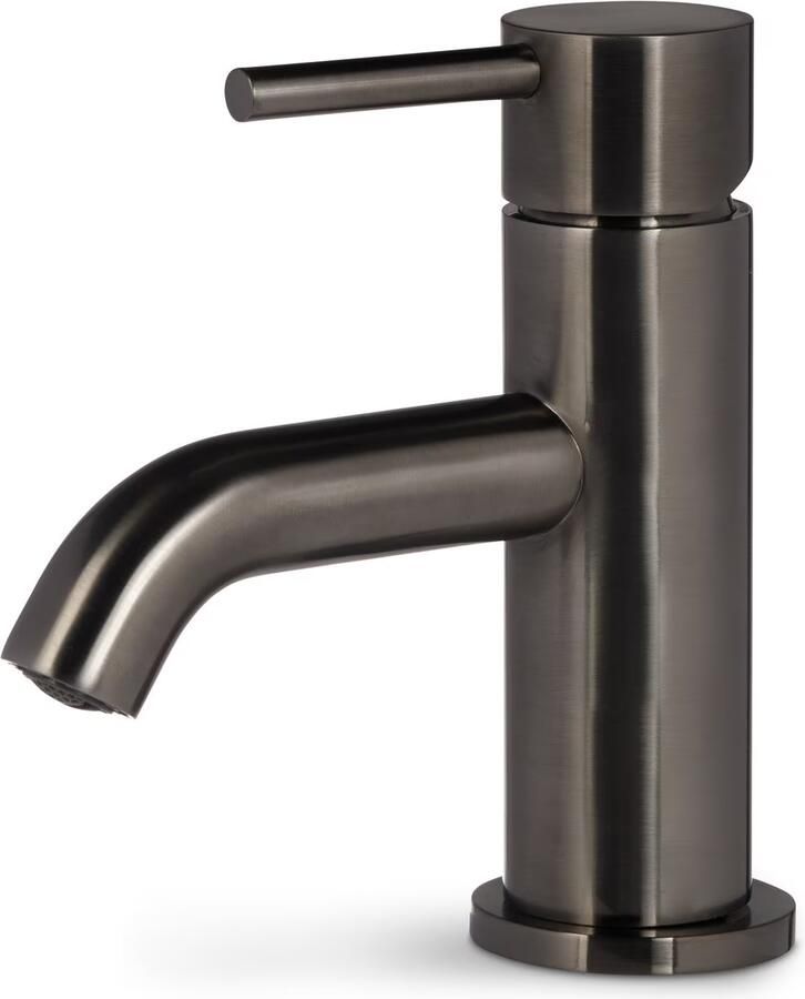 Blue Label Fonteinkraan Brondby Xl | Opbouw | Koudwater kraan | Laag model | 1-hendel | Rond | Gunmetal PVD - Foto 2