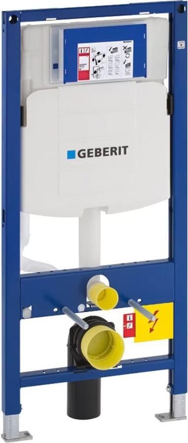 Blue Label Geberit Sigma UP320 toiletset 36 wandcloset wit mat 49 cm met softclose zitting en drukplaat chroom - Foto 2
