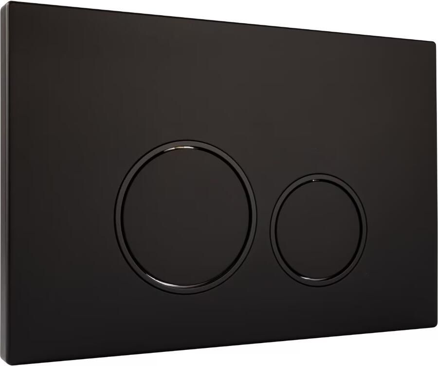 Blue Label Geberit Sigma UP320 toiletset 43 wandcloset Mat zwart 49 cm met softclose zitting en drukplaat mat zwart