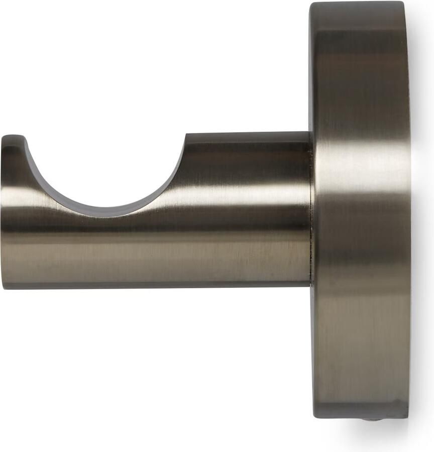 Blue Label Handdoek haak Vida | Wandmontage | Messing | Geborsteld nikkel PVD