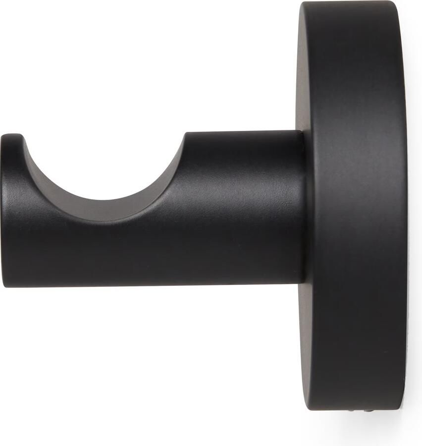 Blue Label Handdoek haak Vida | Wandmontage | Messing | Mat zwart