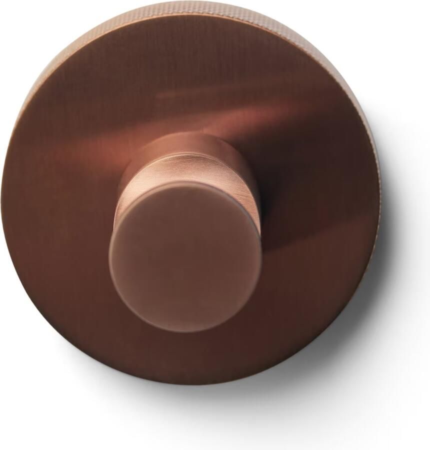 Blue Label Handdoekhaak Vida Facet | Wandmontage | Messing | Rond | Brons PVD