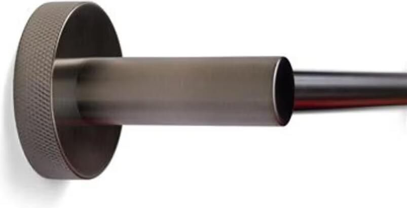 Blue Label Handdoekhouder Vida Facet | Wandmontage | 45 cm | Messing | Rond | Gunmetal PVD - Foto 2