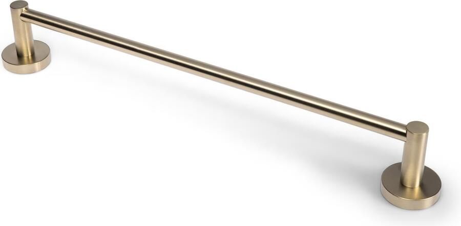 Blue Label Handdoekhouder Vida | Wandmontage | 45 cm | Messing | Geborsteld goud PVD - Foto 2