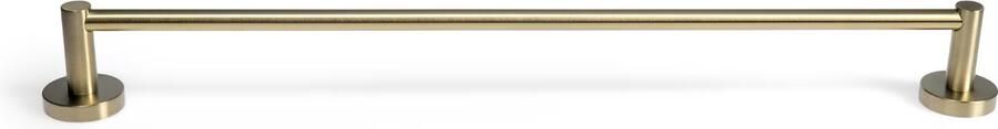 Blue Label Handdoekhouder Vida | Wandmontage | 60 cm | Messing | Geborsteld goud PVD - Foto 3