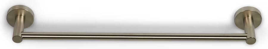 Blue Label Handdoekhouder Vida | Wandmontage | 45 cm | Messing | Geborsteld nikkel PVD - Foto 3