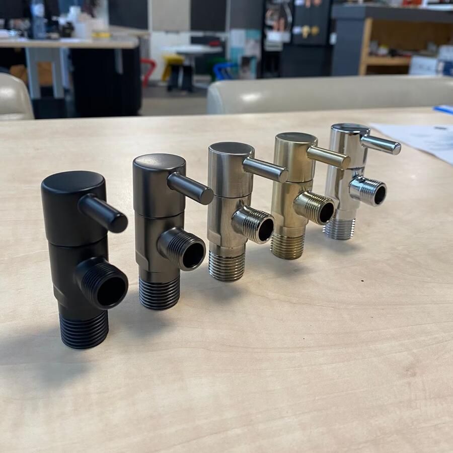 Blue Label Hoekstopkraan Brondby | 1 2"X3 8" | Met aansluitslang | Chroom