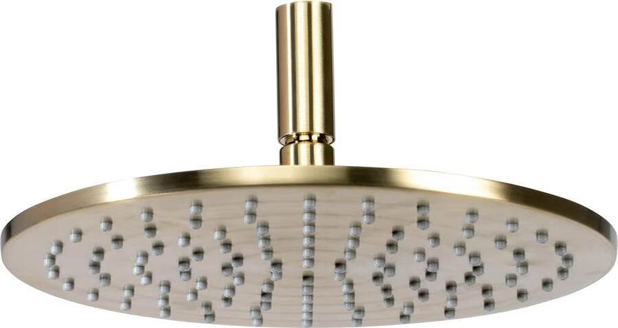 Blue Label Hoofddouche Brondby | 25 cm | Rond | Geborsteld goud PVD - Foto 3