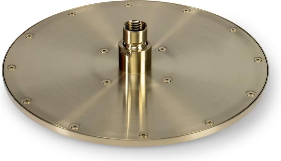 Blue Label Hoofddouche Brondby | 25 cm | Rond | Geborsteld goud PVD - Foto 2