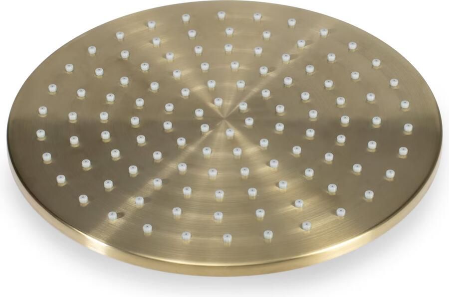 Blue Label Hoofddouche Brondby | 25 cm | Rond | Geborsteld goud PVD