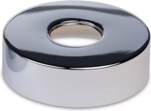 Blue Label Kraanrozet 2 stuks | 74 mm | 3 4 + schroefrozet | Messing | Chroom - Foto 2