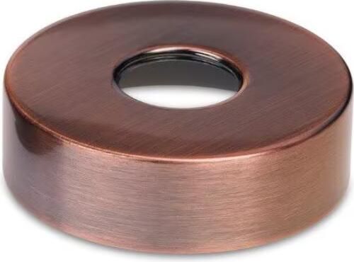 Blue Label Kraanrozet 2 stuks | 74 mm | 3 4 + schroefrozet | Messing | Geborsteld brons