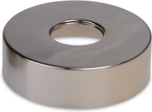 Blue Label Kraanrozet 2 stuks | 74 mm | 3 4 + schroefrozet | Messing | Geborsteld nikkel PVD - Foto 2