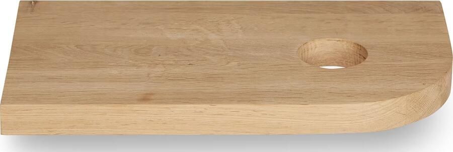 Blue Label Lille fonteinset wit met waskom sifon clickwaste fonteinplank en handdoekrek chroom - Foto 2