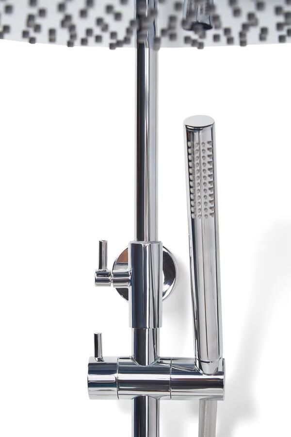 Blue Label Regendouche set Brondby | Opbouw | Thermostaatkraan | 2-weg | Rond | Chroom - Foto 2