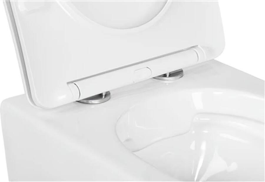 Blue Label softclose toiletzitting met quick-release mat wit - Foto 2