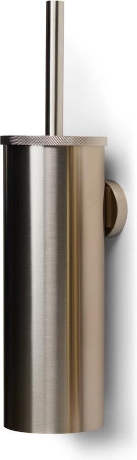 Blue Label Toilet accesoire set Vida Facet | Wandmontage | Messing | Geborsteld nikkel PVD - Foto 3