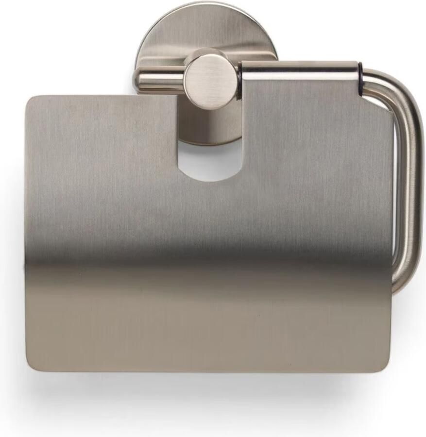 Blue Label Toilet accesoire set Vida Facet | Wandmontage | Messing | Geborsteld nikkel PVD