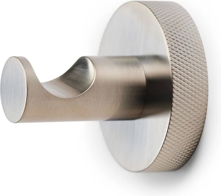 Blue Label Toilet accesoire set Vida Facet | Wandmontage | Messing | Geborsteld nikkel PVD - Foto 2