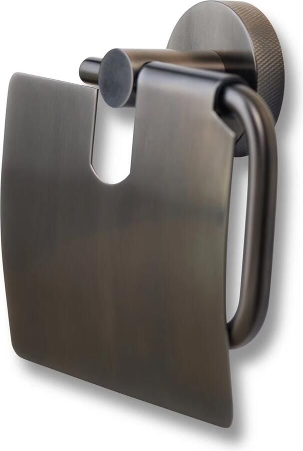 Blue Label Toilet accesoire set Vida Facet | Wandmontage | Messing | Gunmetal PVD - Foto 2