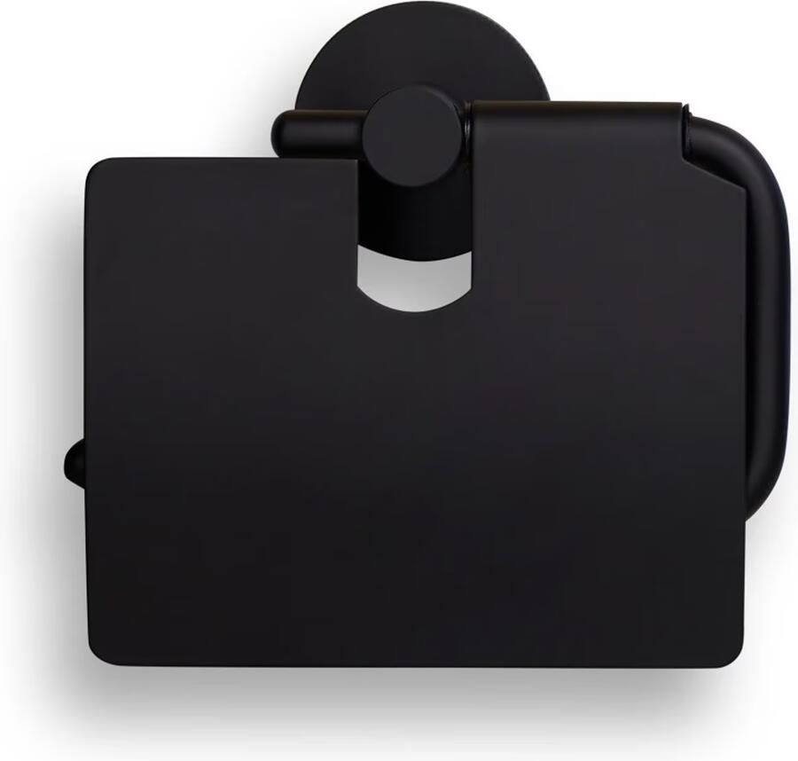 Blue Label Toilet accesoire set Vida Facet | Wandmontage | Messing | Mat zwart - Foto 3