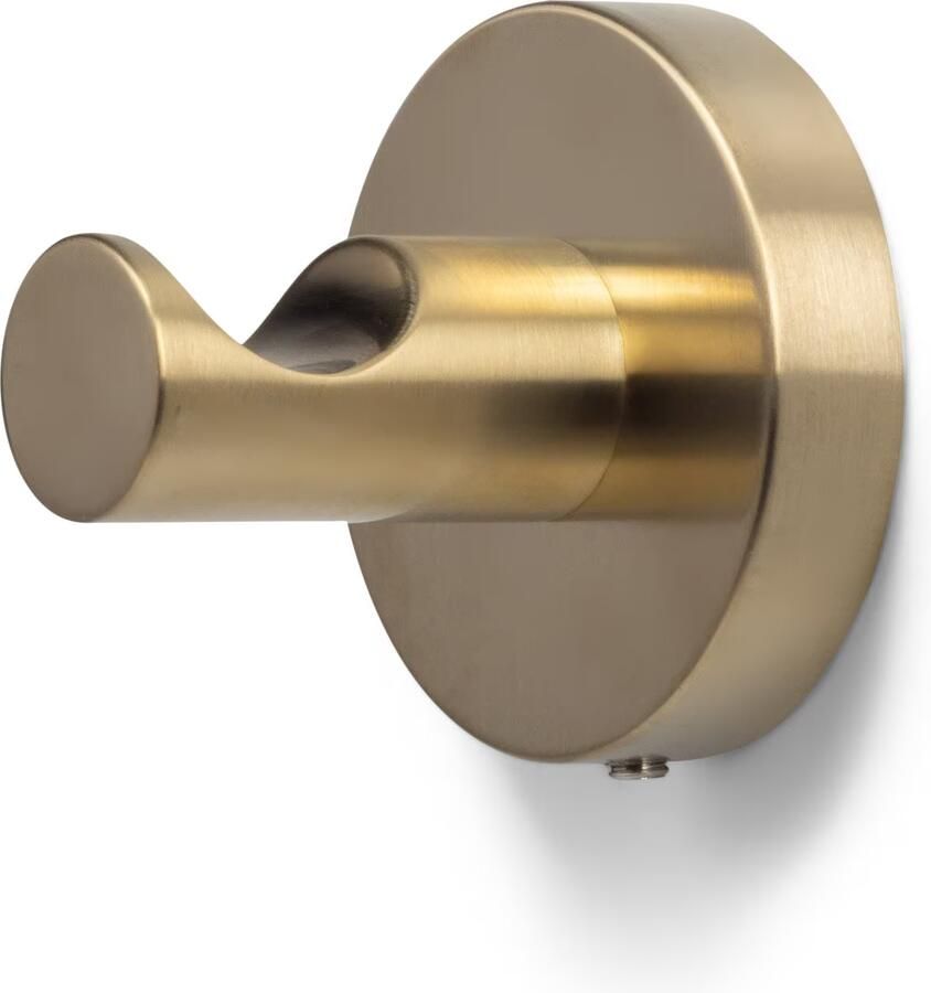 Blue Label Toilet accesoire set Vida | Wandmontage | Messing | Geborsteld goud PVD