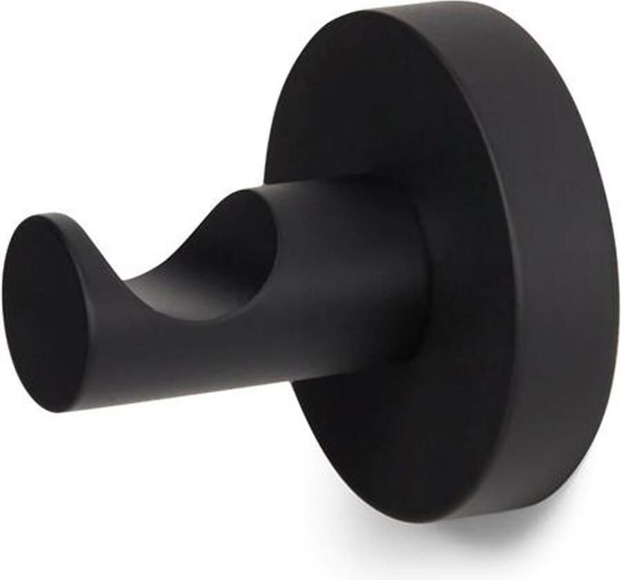 Blue Label Toilet accesoire set Vida | Wandmontage | Messing | Mat zwart