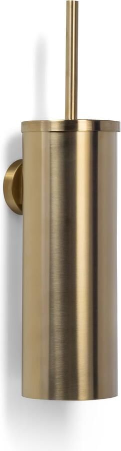 Blue Label Toiletborstel set Vida | Wandmontage | Incl.Wandhouder | Messing | Geborsteld goud PVD - Foto 3