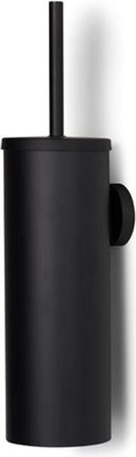 Blue Label Toiletborstel set Vida | Wandmontage | Incl.Wandhouder | Messing | Mat zwart - Foto 3