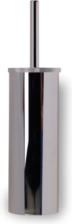 Blue Label Toiletborstel Vida Facet | Wandmontage | Incl.Houder | Messing | Chroom glans - Foto 3