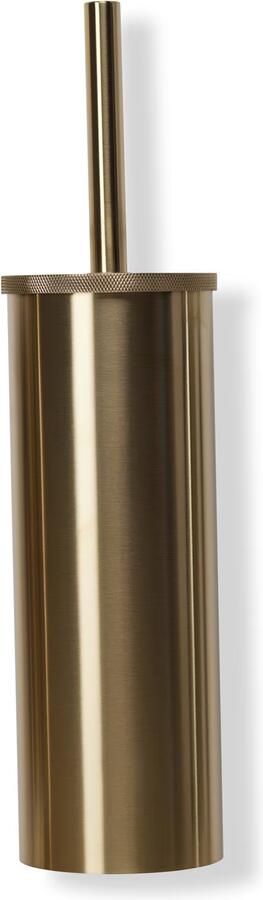 Blue Label Toiletborstel Vida Facet | Wandmontage | Incl.Houder | Messing | Geborsteld goud PVD - Foto 3