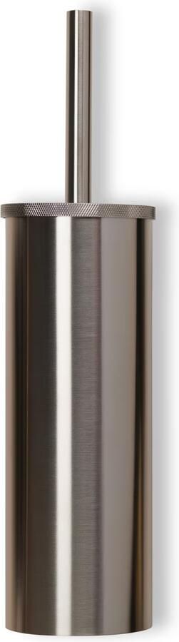 Blue Label Toiletborstel Vida Facet | Wandmontage | Incl.Houder | Messing | Geborsteld nikkel PVD - Foto 3